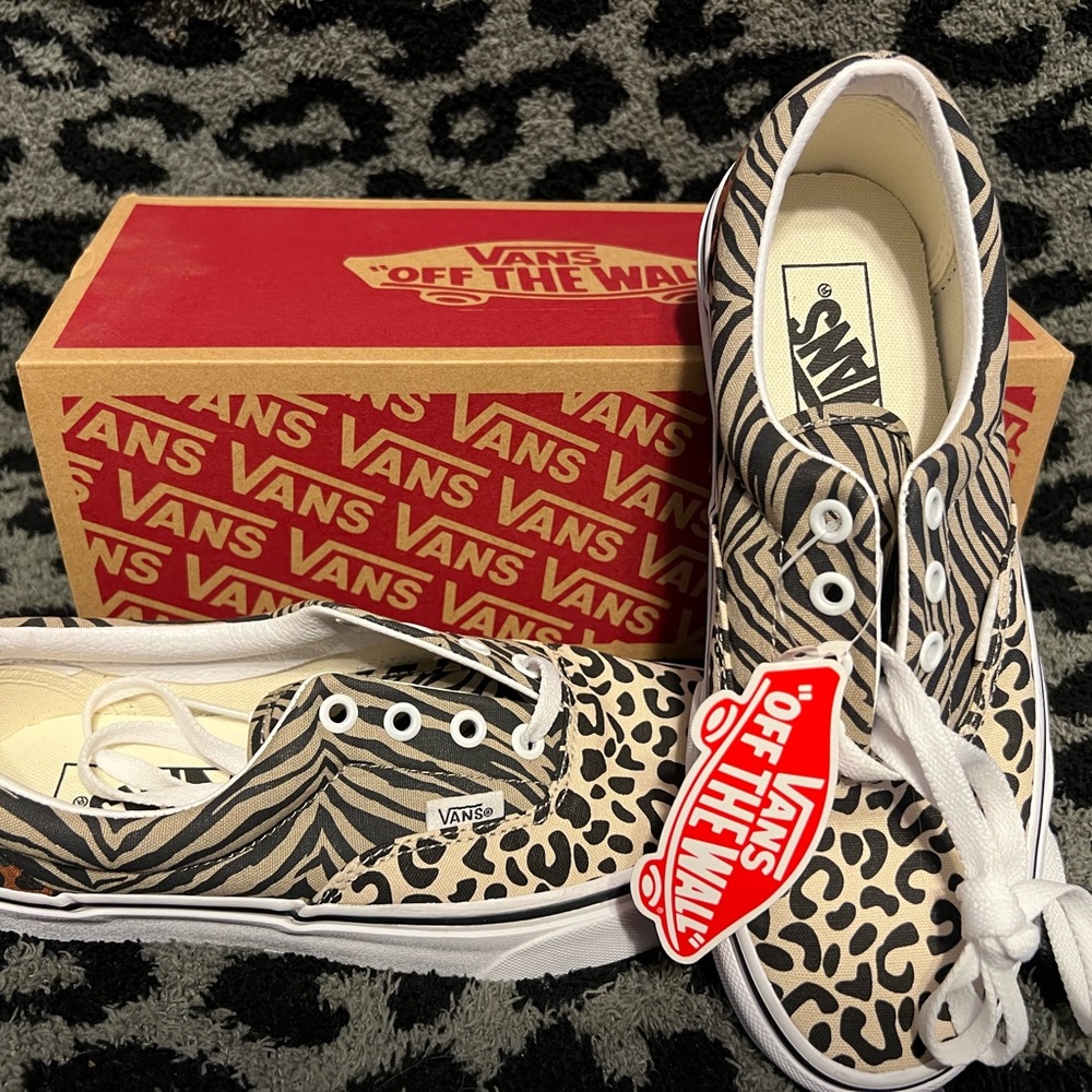 Vans Zebra and Leopard Print Sneakers